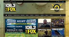 Desktop Screenshot of 1063thefox.com