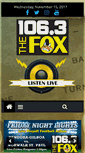 Mobile Screenshot of 1063thefox.com