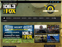 Tablet Screenshot of 1063thefox.com